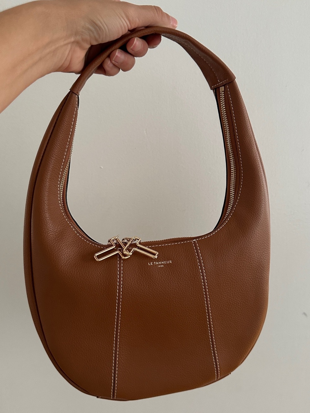 Le Tanneur Leather Shoulder Bag!